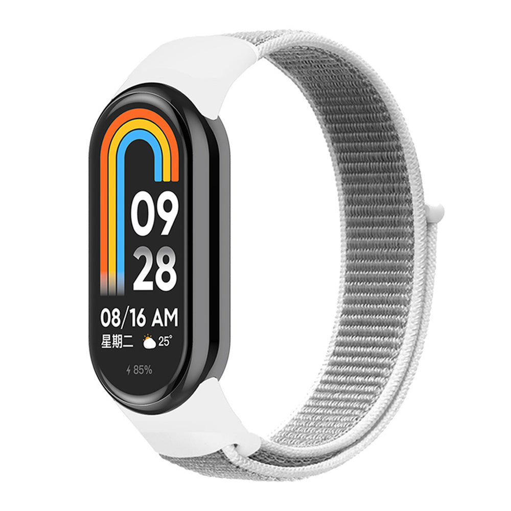 ENKAY HAT-PRINCE For Xiaomi Smart Band 8 Nylon Watch Band Set with PMMA Screen Film Sticker Wrist Strap ENKAY HAT-PRINCE For Xiaomi Smart Band 8 Nylon Watch Band Set with PMMA Screen Film Sticker Wrist Strap